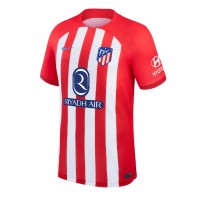 Camisa de Futebol Atletico Madrid Alvaro Morata #19 Equipamento Principal 2023-24 Manga Curta